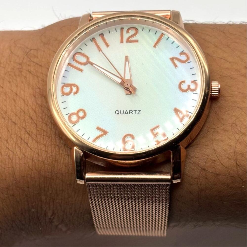 Rose Gold Men's Watch